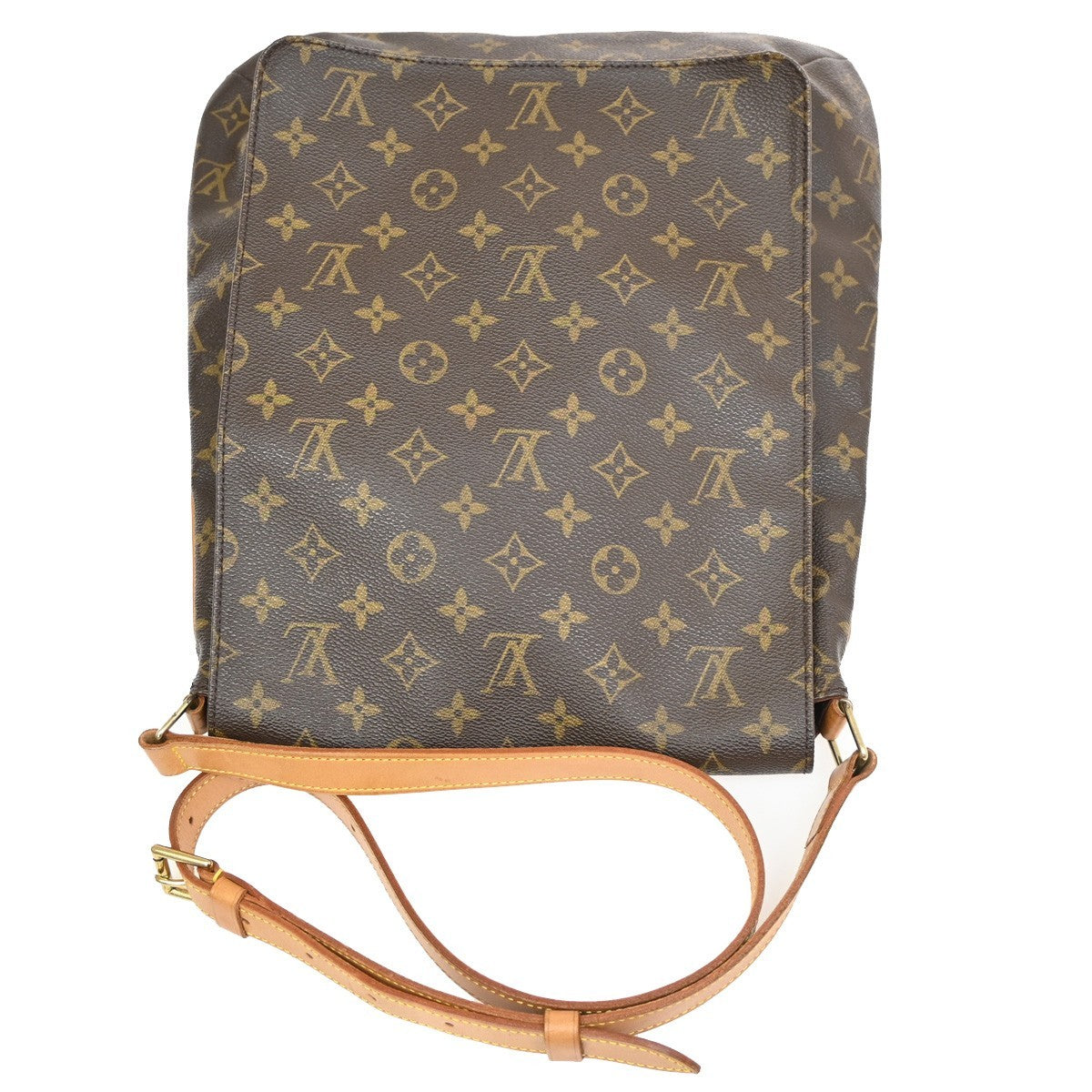 Louis Vuitton Musette Handbag Monogram Canvas, BROWN, CANVAS, Shoulder bag