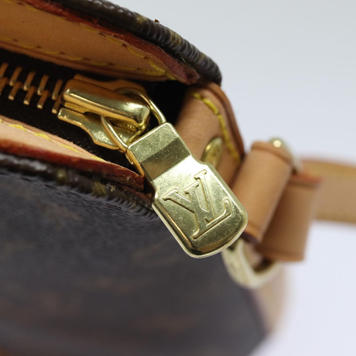 Louis Vuitton Drouot Handbag Monogram Canvas, BROWN, CANVAS, Shoulder bag