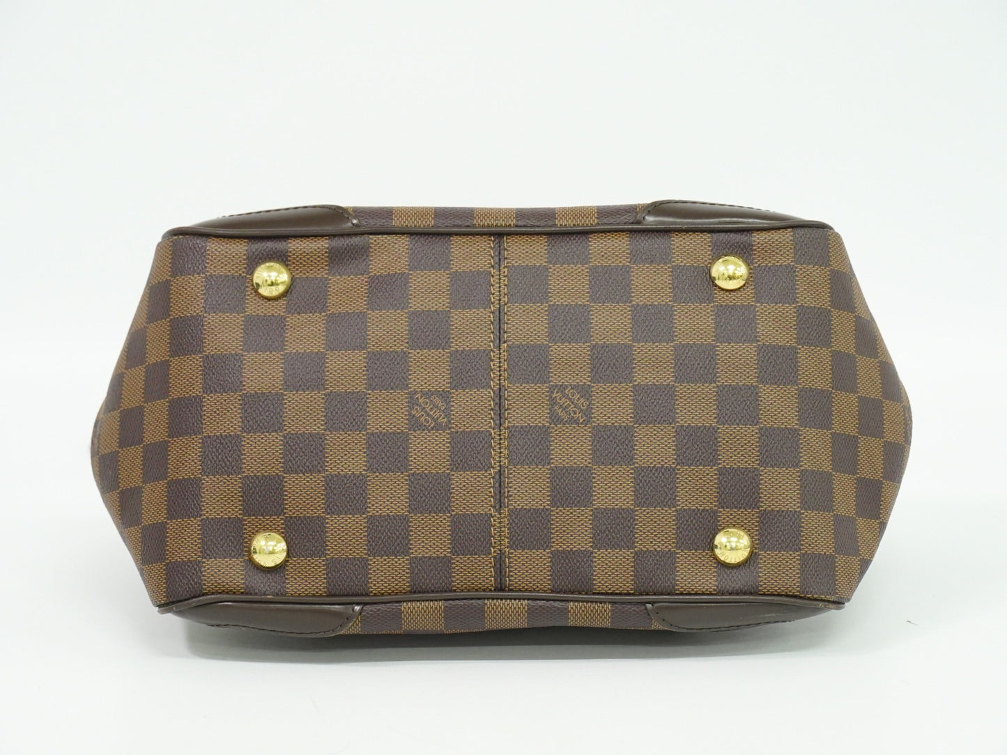 Louis Vuitton Verona Handbag Damier, BROWN, CANVAS, Handbag