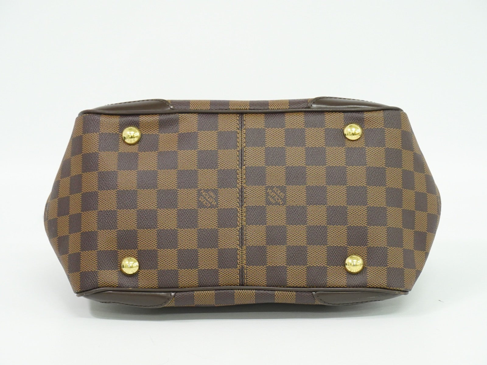 Louis Vuitton Verona Handbag Damier, BROWN, CANVAS, Handbag