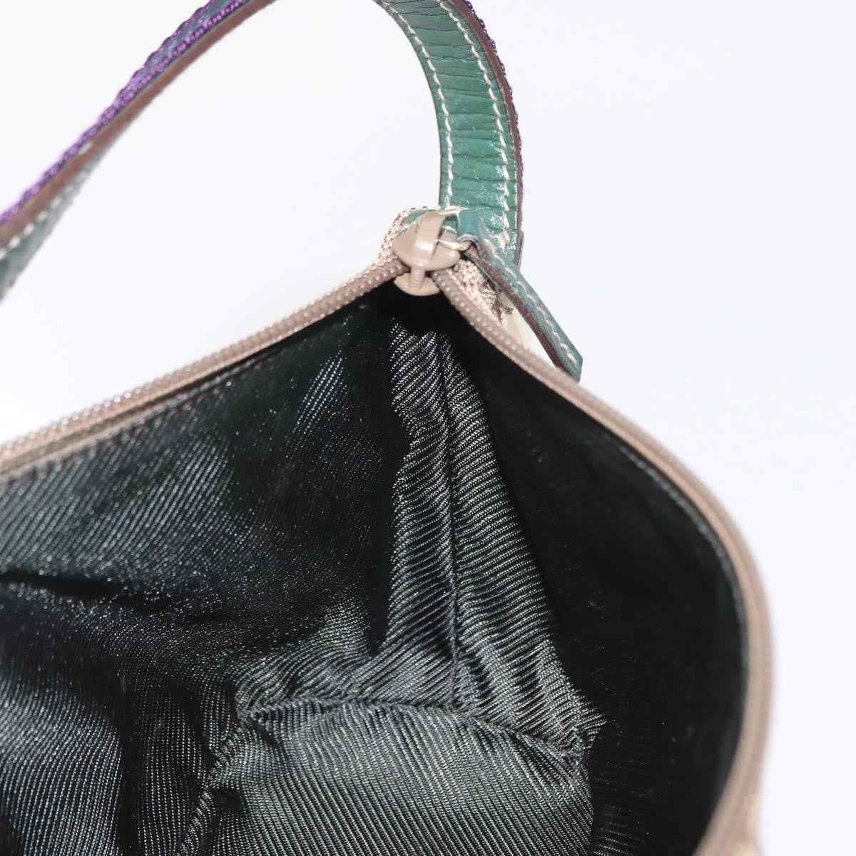 Gucci Vintage Boat Pochette GG Canvas, BEIGE, CANVAS, Handbag