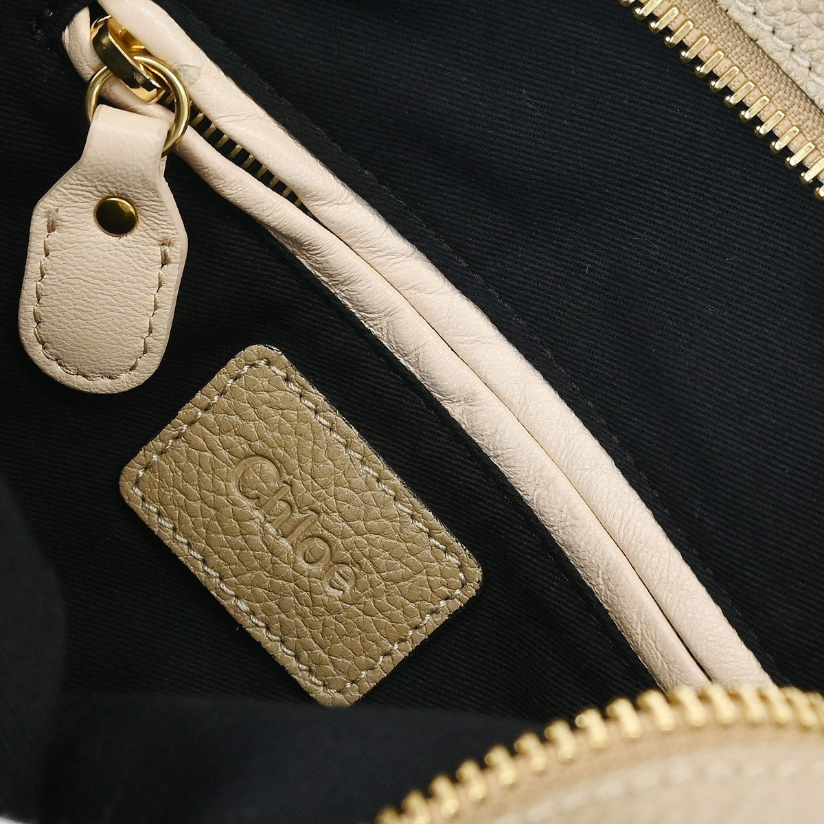 Chloe Paraty Top Handle Bag Leather, BEIGE, LEATHER, Handbag