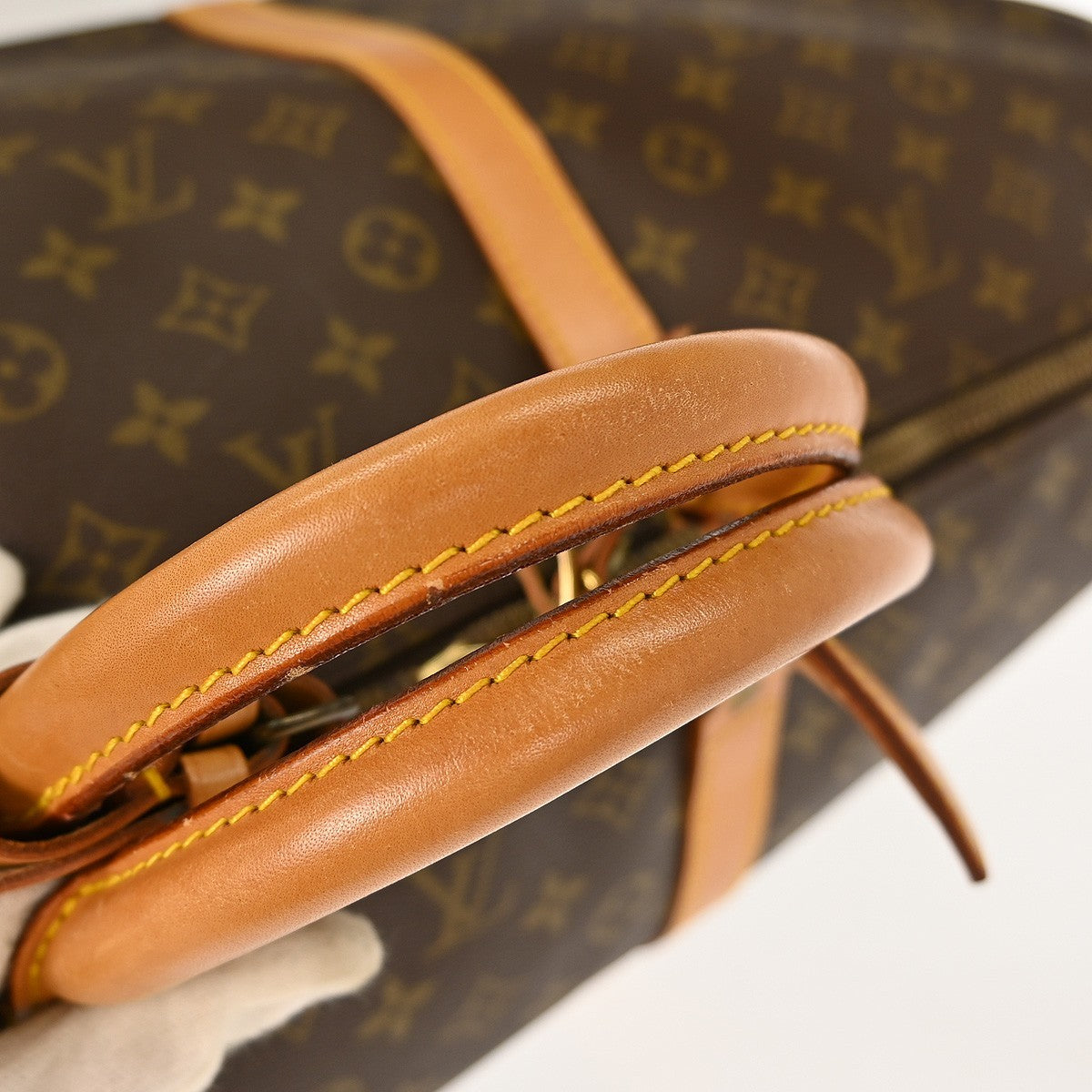 Louis Vuitton Keepall Bag Monogram Canvas, BROWN, CANVAS, Travel bag