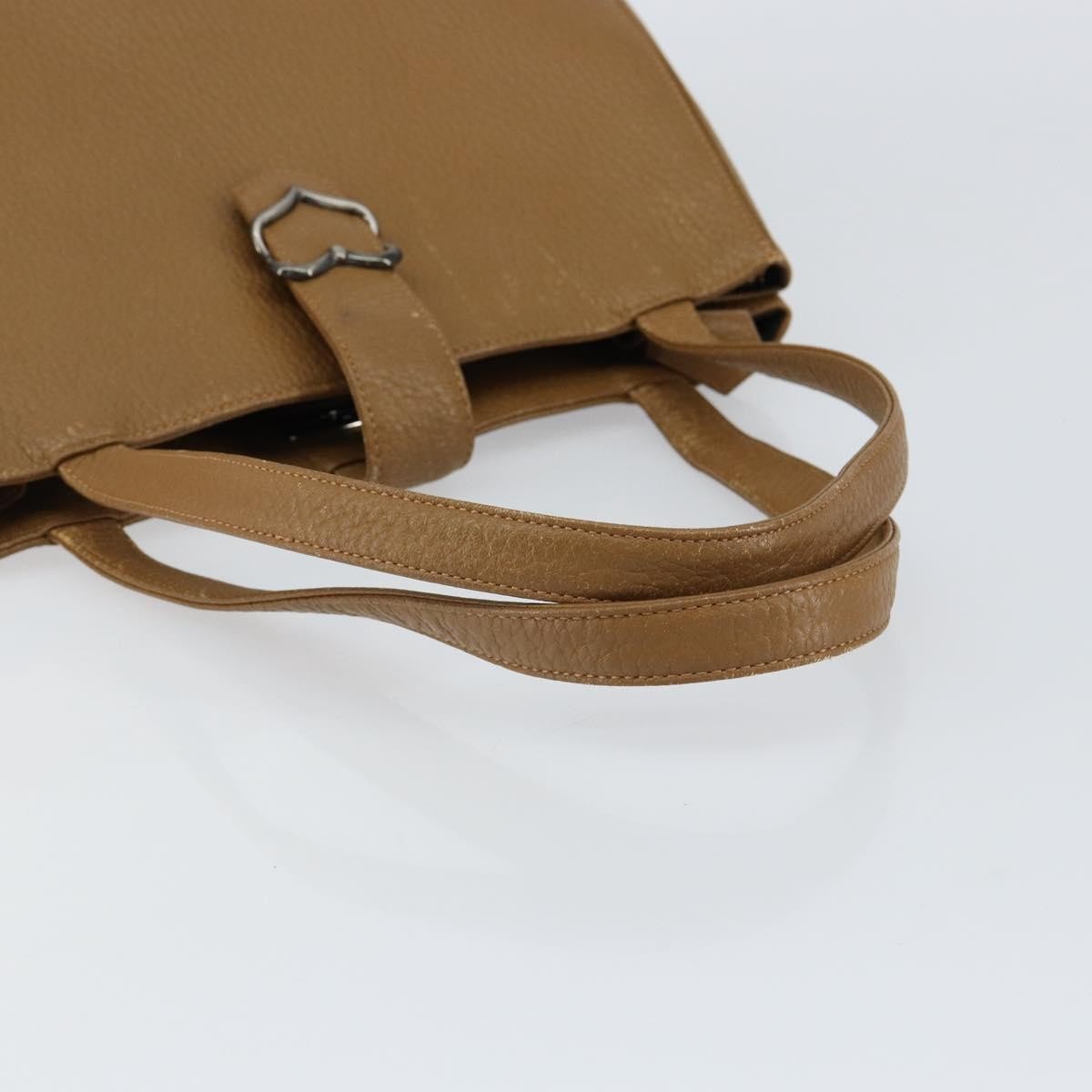 Saint Laurent Vintage Handbag Leather, BROWN, LEATHER, Handbag