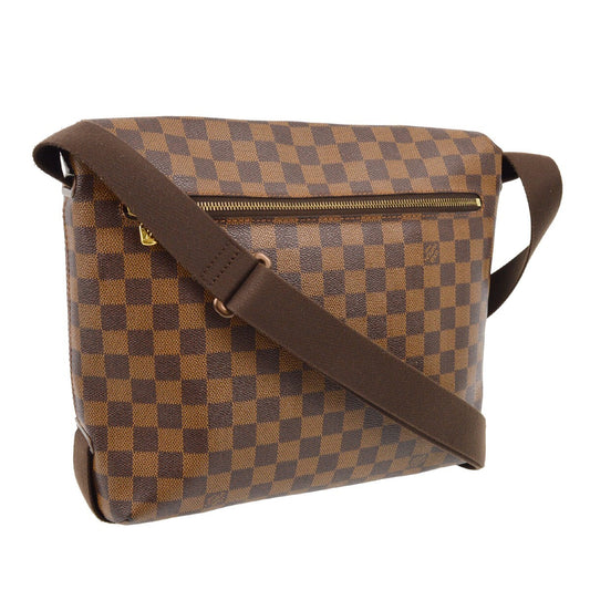 Louis Vuitton Brooklyn Handbag Damier, BROWN, CANVAS, Shoulder bag