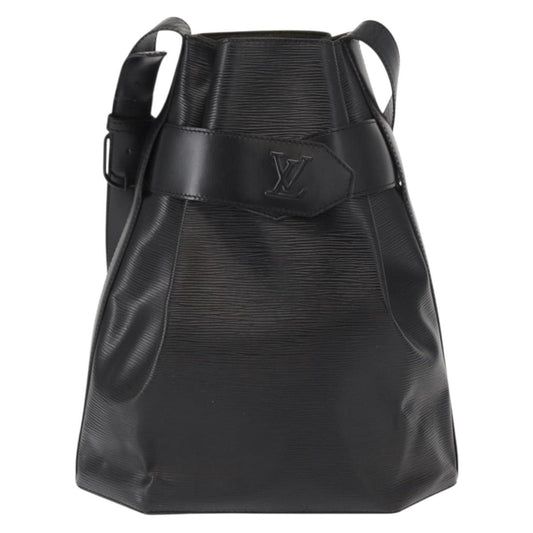 Louis Vuitton Vintage Sac d'Epaule Handbag Epi Leather, BLACK, LEATHER, Shoulder bag