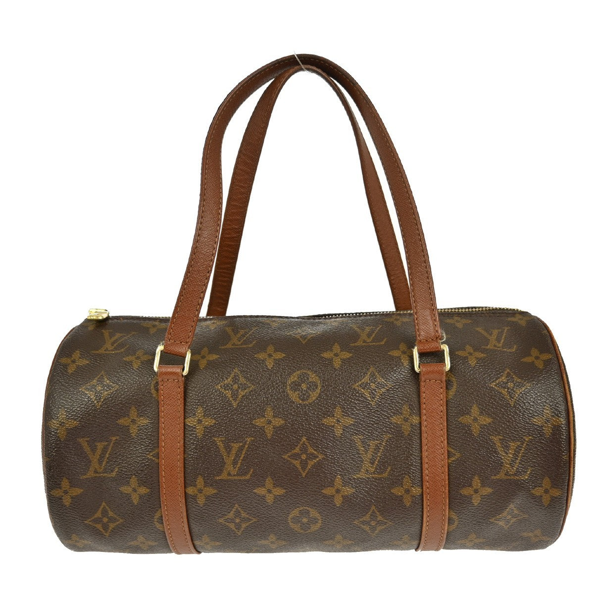 Louis Vuitton Papillon Handbag Monogram Canvas, BROWN, CANVAS, Handbag