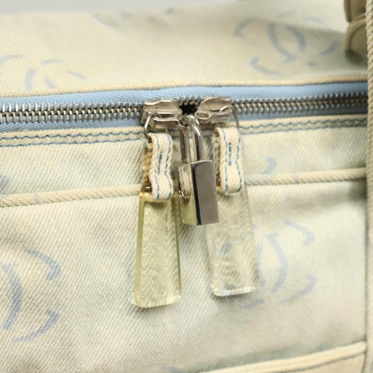 Chanel Zip Around Travel Bag Denim, BLUE, DENIM_JEANS, Travel bag