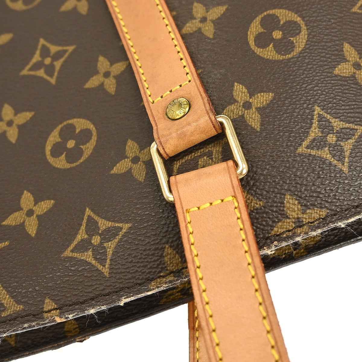 Louis Vuitton Babylone Handbag Monogram Canvas, BROWN, CANVAS, Tote bag