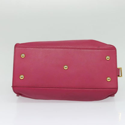 Saint Laurent Classic Y Cabas Leather, PINK, LEATHER, Tote bag