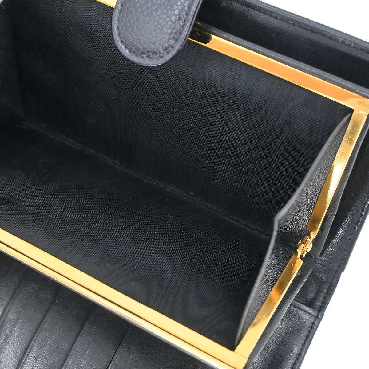 Chanel Timeless CC French Wallet Caviar, BLACK, LEATHER, Wallets