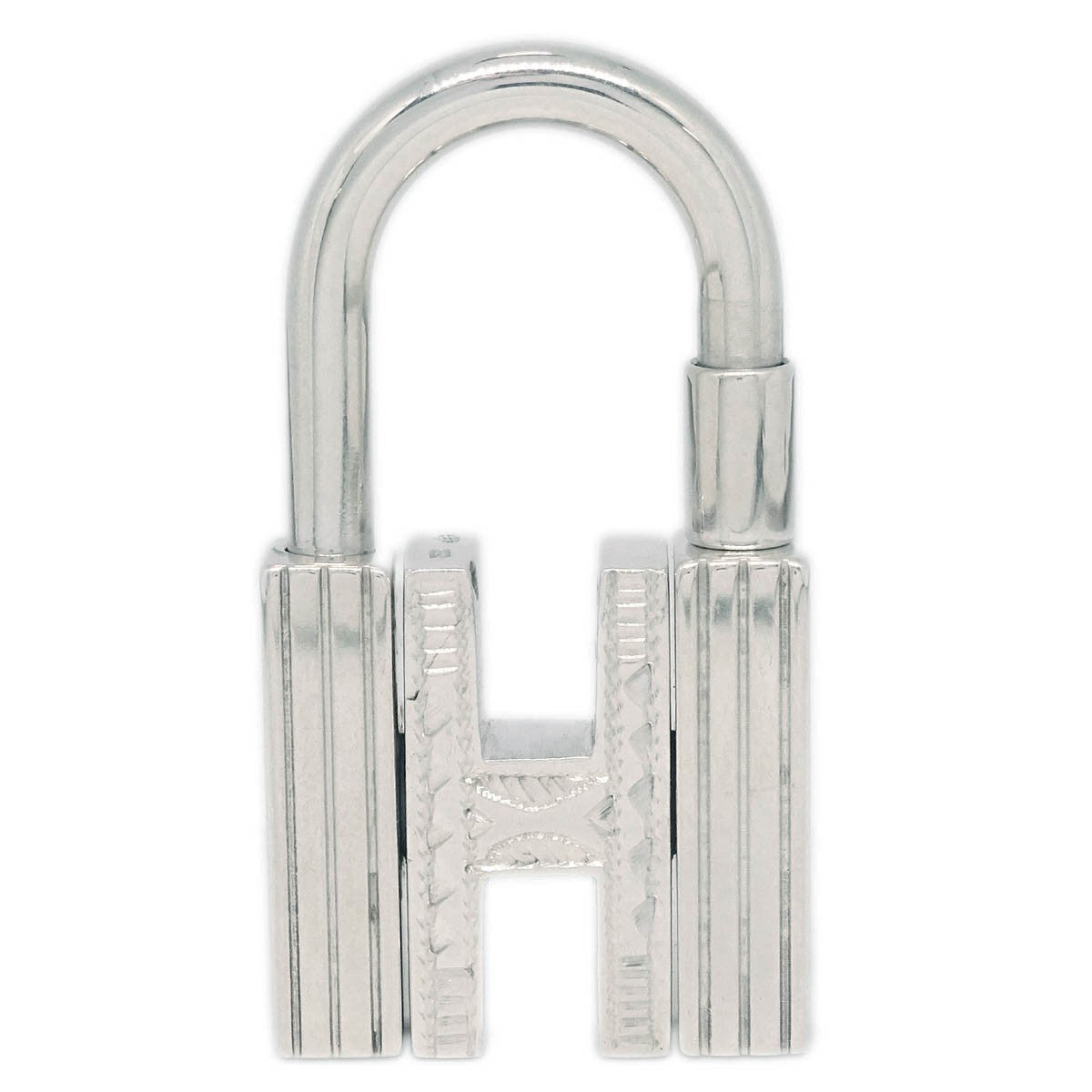 Hermes Annee Mediterranee Cadena Lock Charm Metal, SILVER, SILVER, Charms and Keychains
