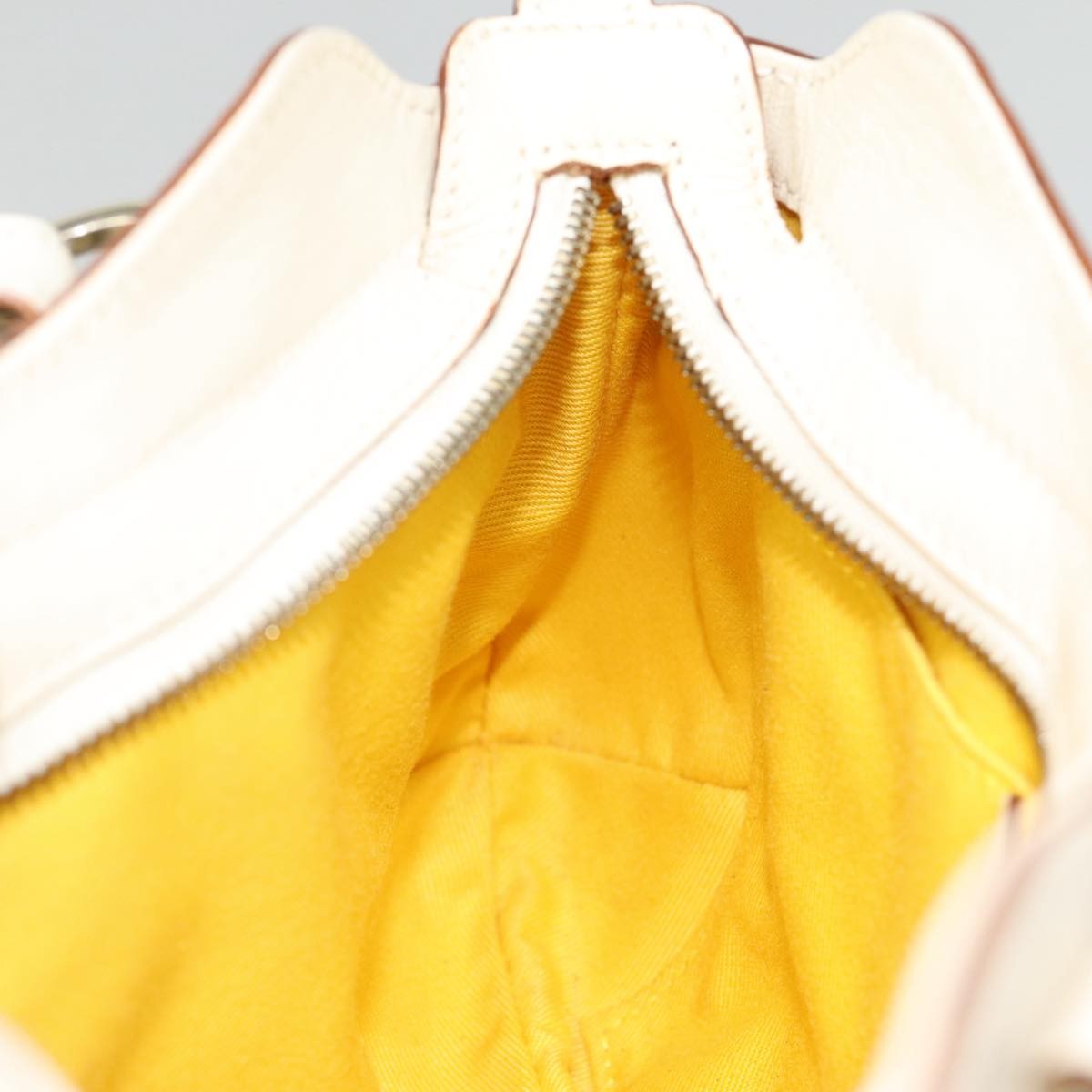 Salvatore Ferragamo Marisa Satchel Leather, WHITE, LEATHER, Handbag