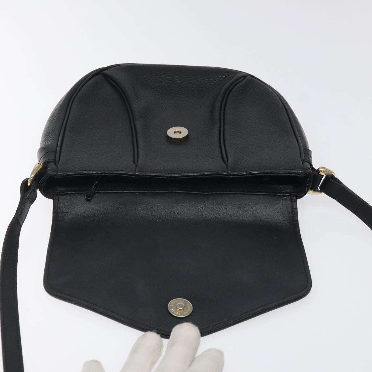 Burberry Flap Shoulder Bag Leather, BLACK, LEATHER, Shoulder bag