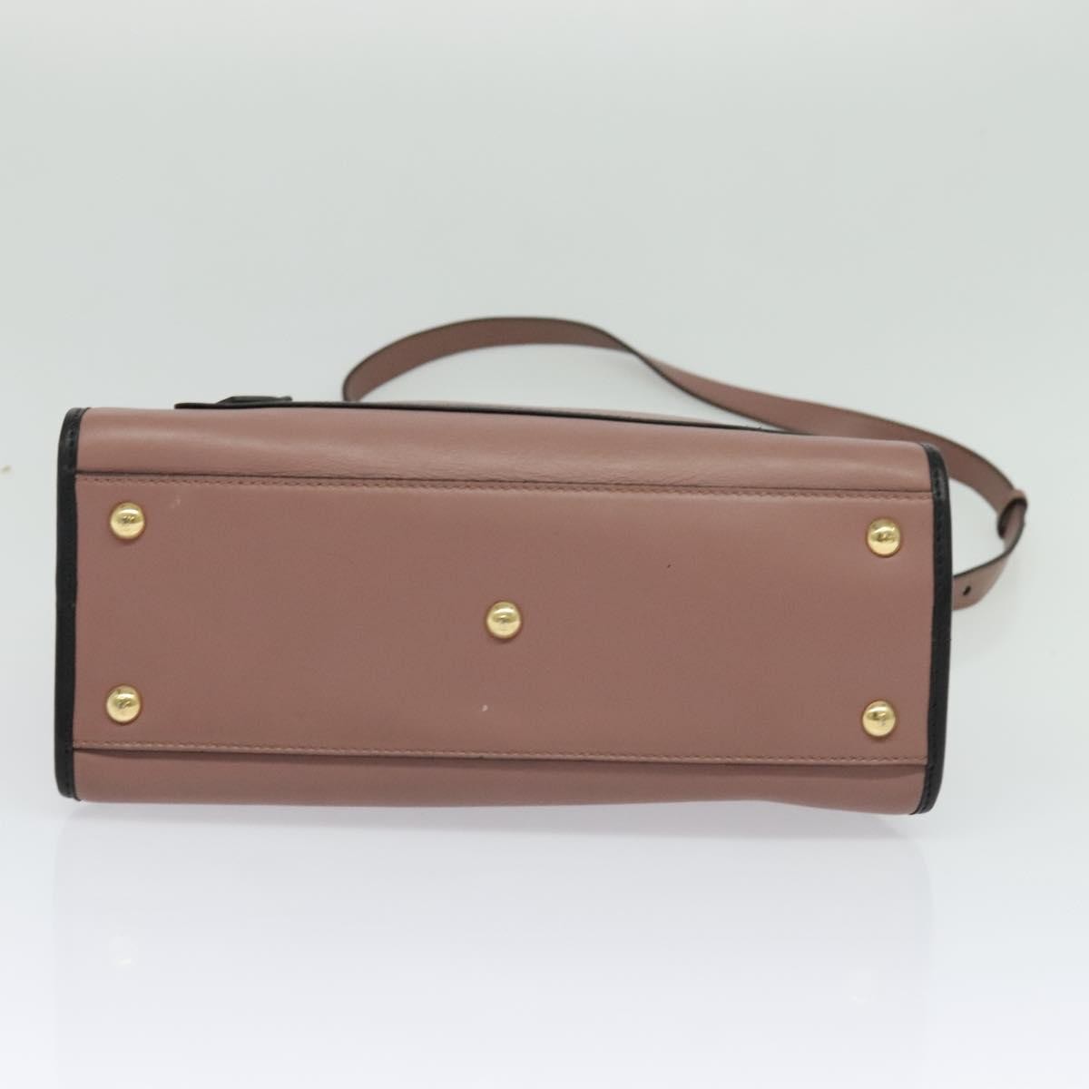 Fendi Runaway Bag Leather, PINK, LEATHER, Handbag