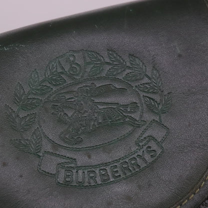 Burberry Vintage Shoulder Bag Leather, GREEN, LEATHER, Shoulder bag