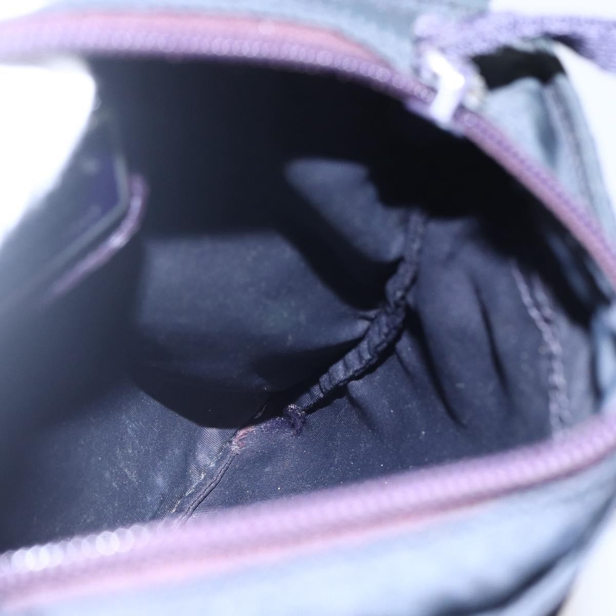 Prada Front Pocket Messenger Bag Tessuto, PURPLE, NYLON, Shoulder bag