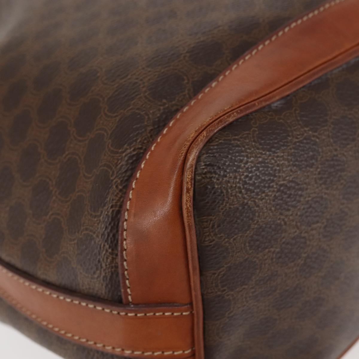 Celine Vintage Shoulder Bag Canvas, BROWN, CANVAS, Shoulder bag