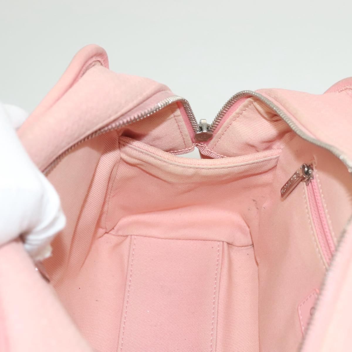 Chanel Deauville Tote Canvas, PINK, CANVAS, Handbag