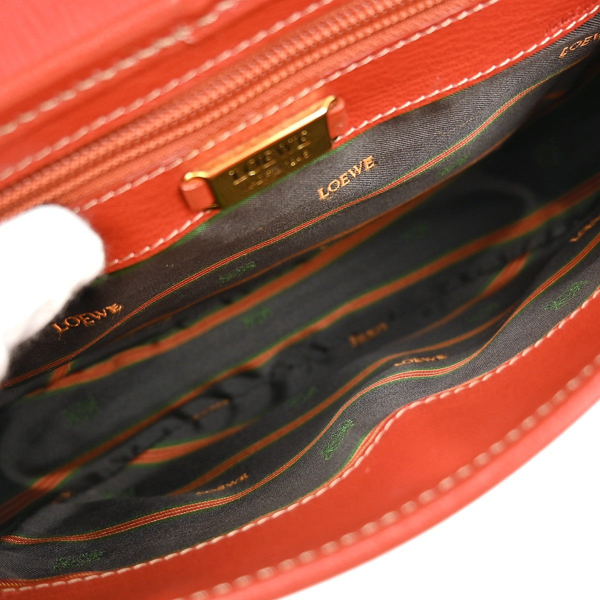 Loewe Velazquez shoulderbag Leather, RED, LEATHER, Shoulder bag