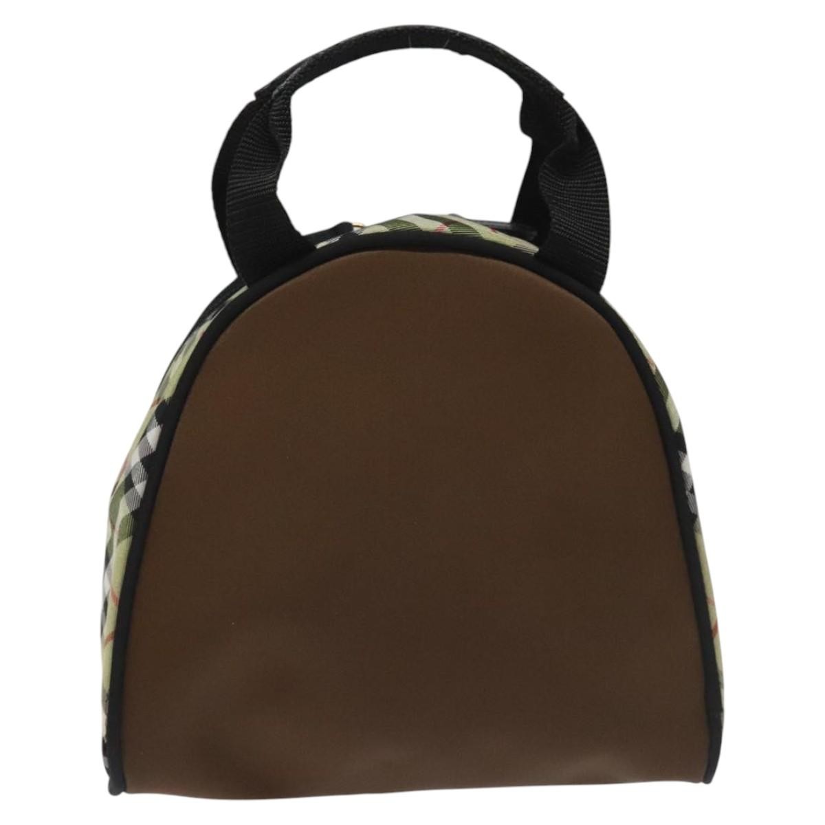 Burberry Nova Check Handbag Nylon, BROWN, NYLON, Handbag