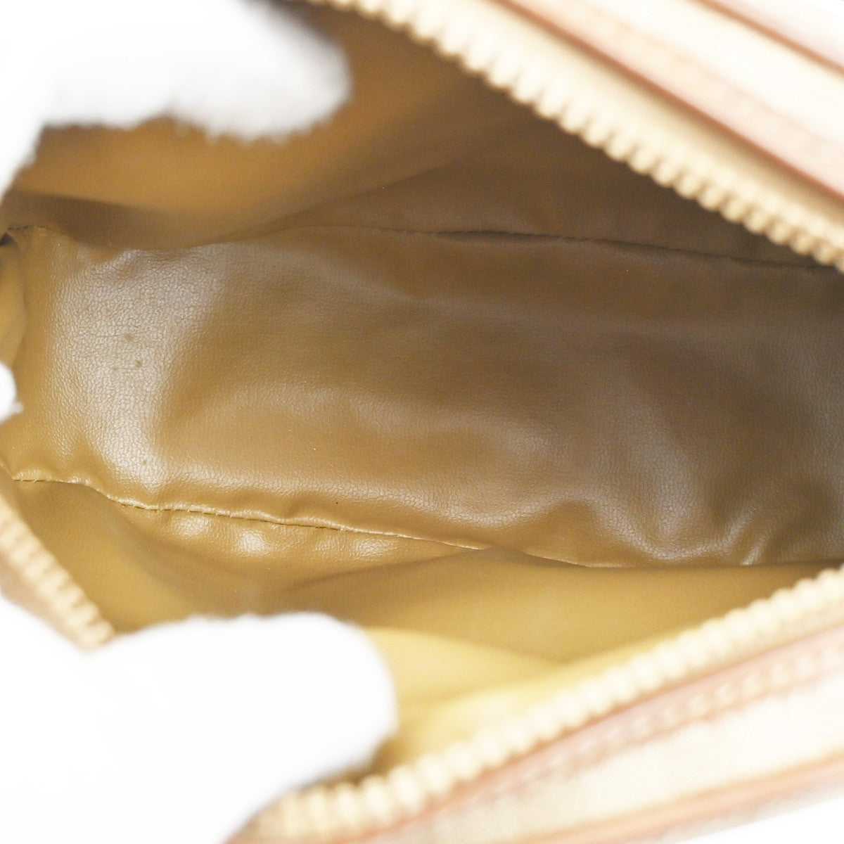 Celine Macadam Shoulder Bag Canvas, BROWN, CANVAS, Shoulder bag