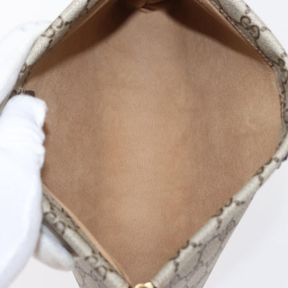 Gucci GG Supreme Clutch bag PVC, BEIGE, PVC, Clutche & pouche