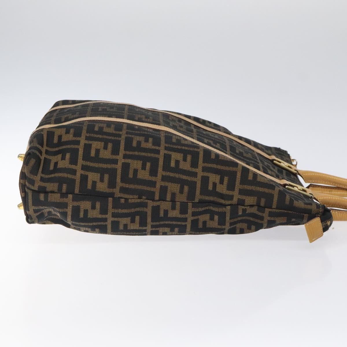 Fendi Vintage Top Handle Bag Zucca canvas, BLACK, CANVAS, Tote bag