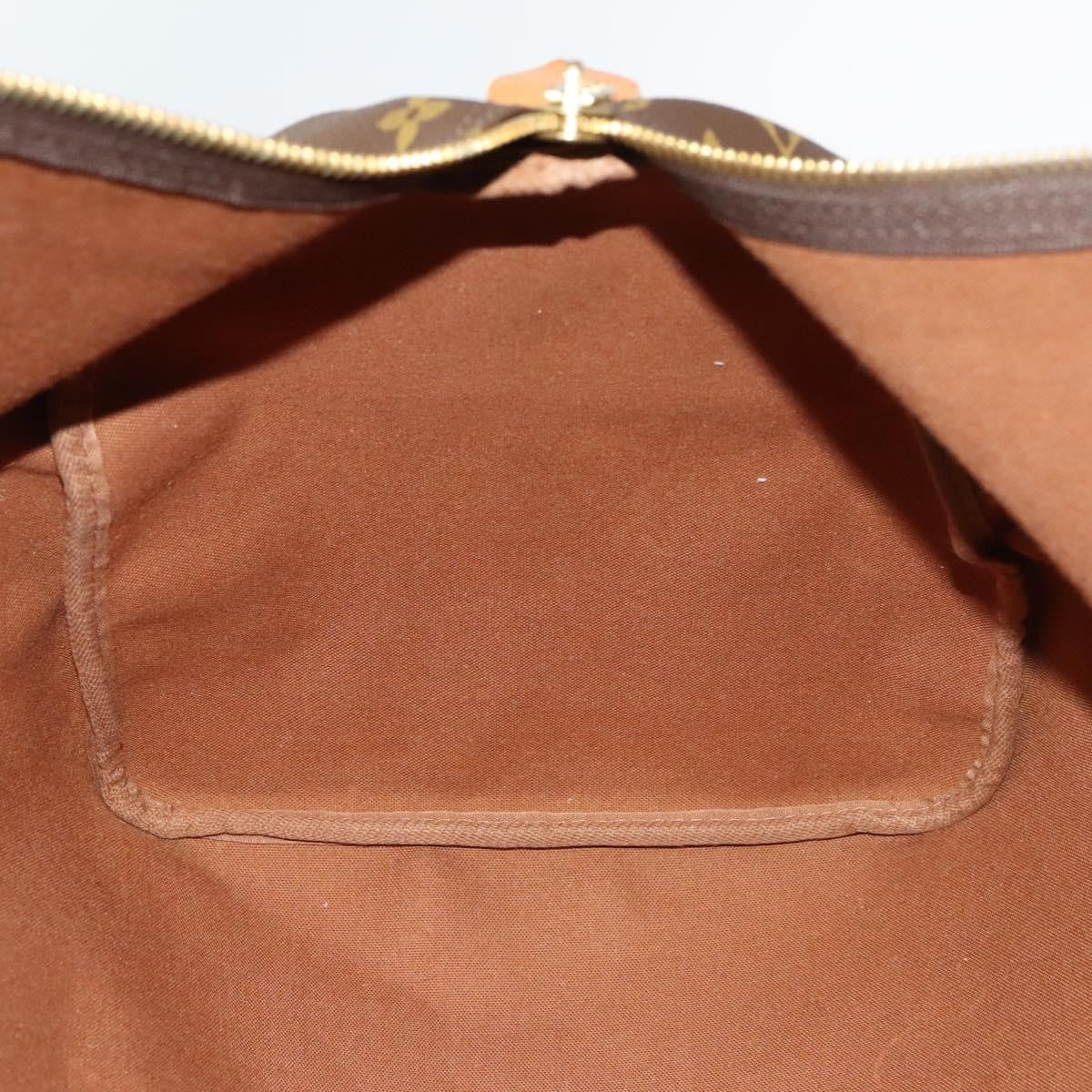 Louis Vuitton Keepall Bag Monogram Canvas, BROWN, CANVAS, Travel bag