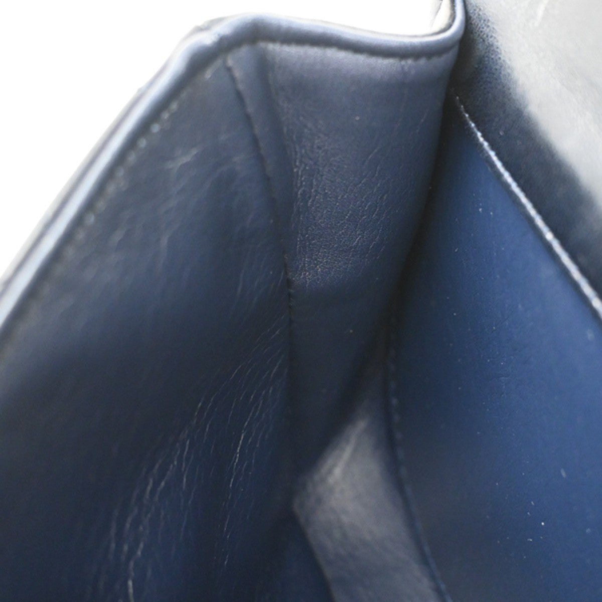 Chanel Vintage Flap Bag Leather, BLACK, LEATHER, Shoulder bag