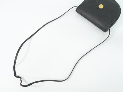 Christian Dior Vintage Shoulder Bag Leather, Black, Leather, Shoulder Bag