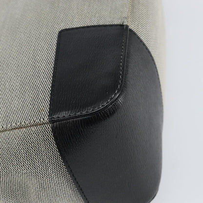 Gucci Vintage Handbag Canvas, GRAY, CANVAS, Handbag