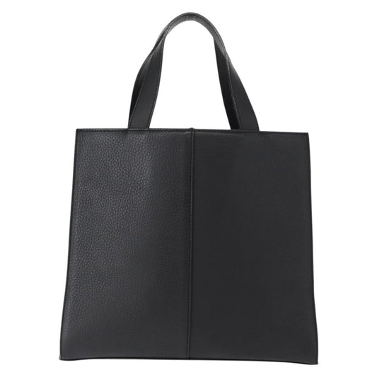 Burberry Vintage Handbag Leather, BLACK, LEATHER, Handbag