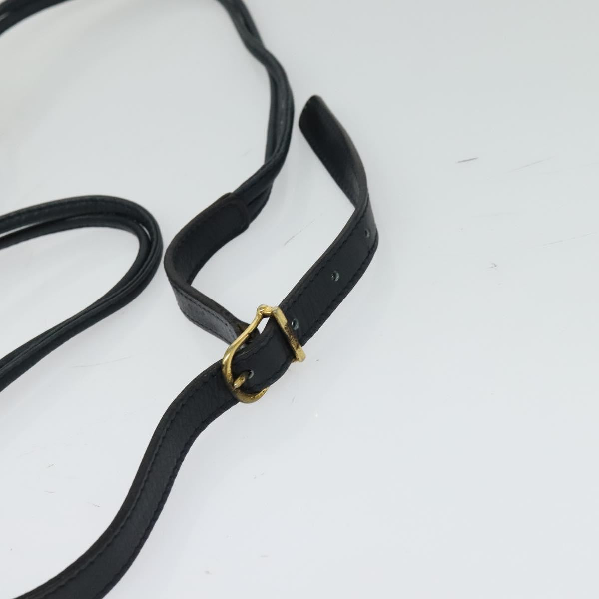 Celine Shoulder Bag Leather, NAVY, LEATHER, Shoulder bag