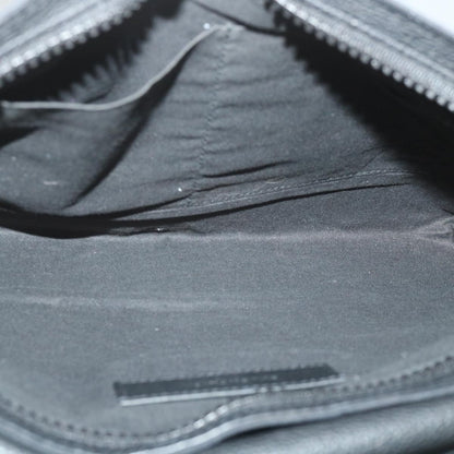 Balenciaga Flap Clutch Canvas with Leather, BLACK, CANVAS, Clutche & pouche