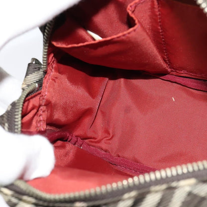 Burberry Nova Check Blue Label Canvas, BLACK, CANVAS, Shoulder bag