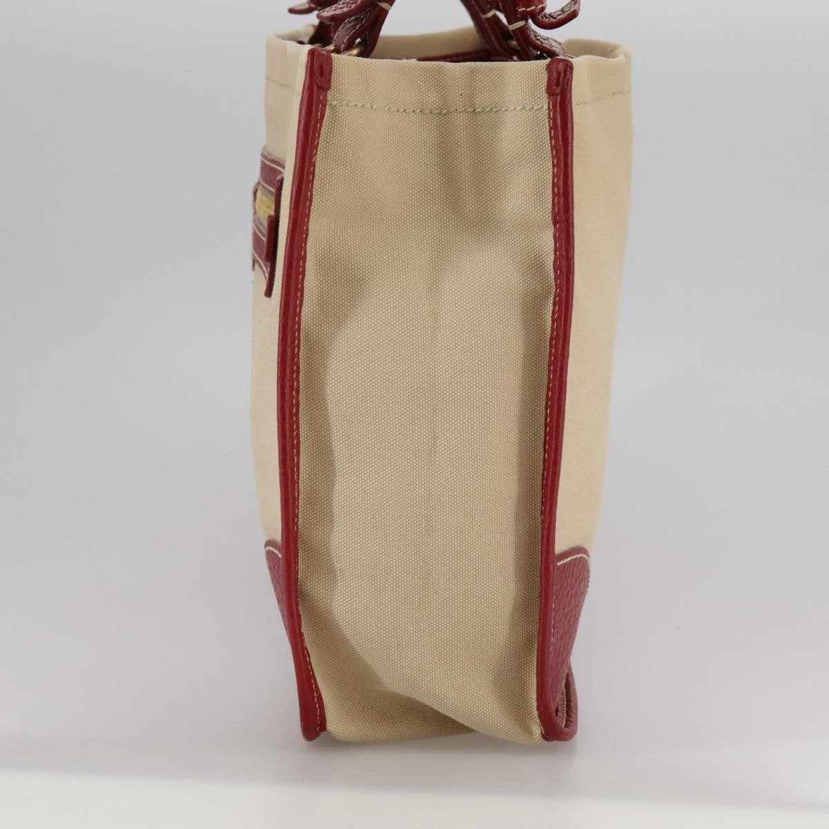 Prada Vintage Tote Canvas, BEIGE, CANVAS, Tote bag