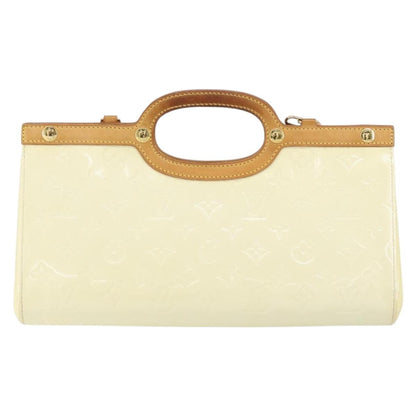 Louis Vuitton Roxbury Drive Handbag Monogram Vernis, BEIGE, PATENT_LEATHER, Handbag