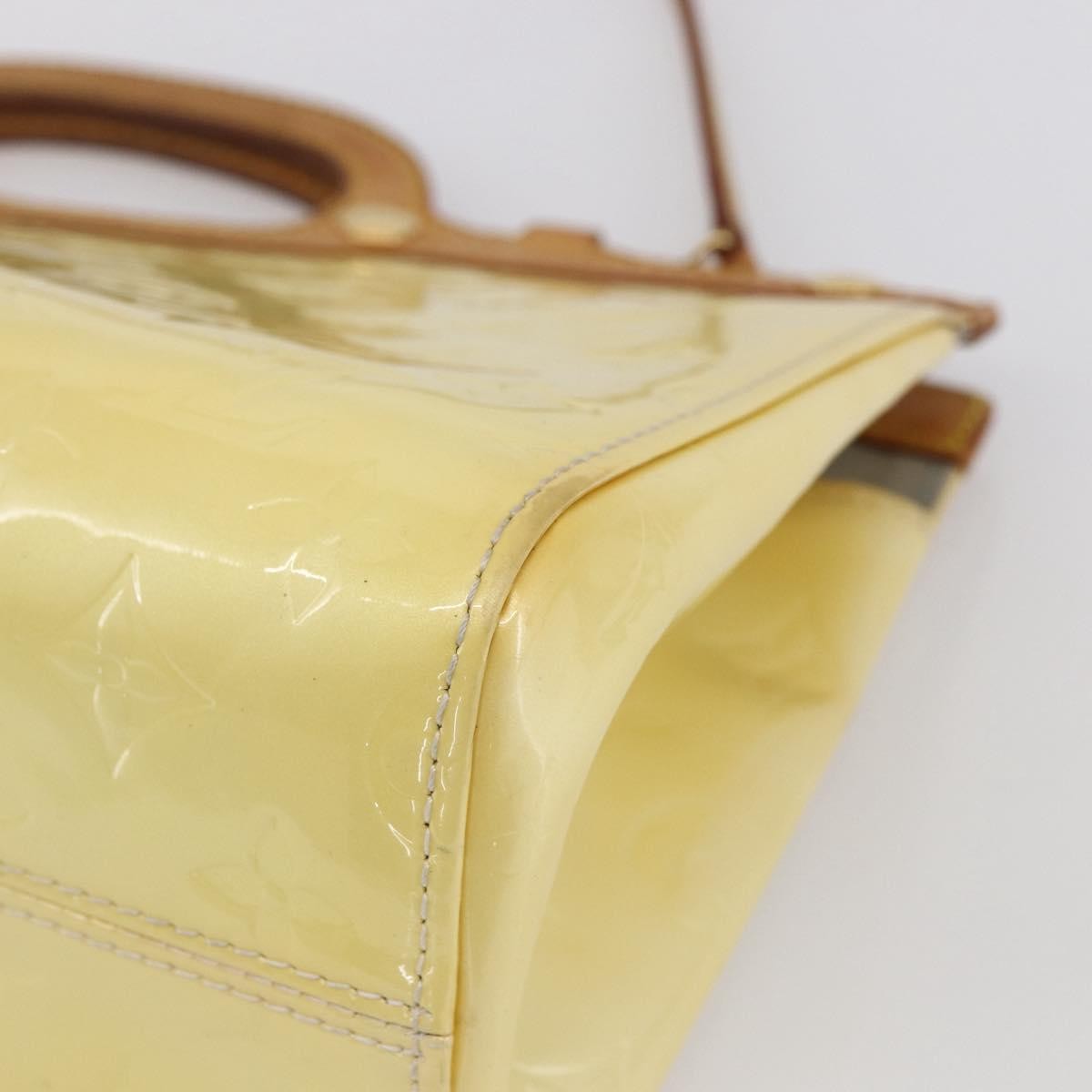 Louis Vuitton Roxbury Drive Handbag Monogram Vernis, BEIGE, PATENT_LEATHER, Handbag