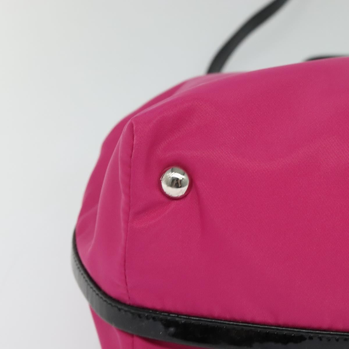 Salvatore Ferragamo Vala Handbag Nylon, PINK, NYLON, Handbag