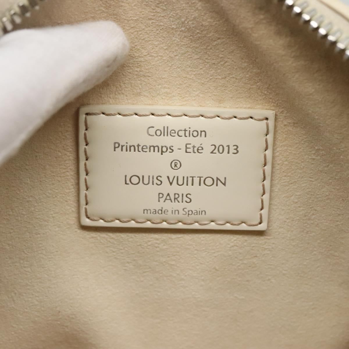 Louis Vuitton Speedy Cube Bag Damier Facette, WHITE, PATENT_LEATHER, Handbag