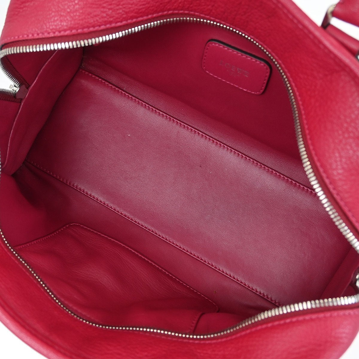 Loewe Amazona NM Bag Leather, PINK, LEATHER, Handbag