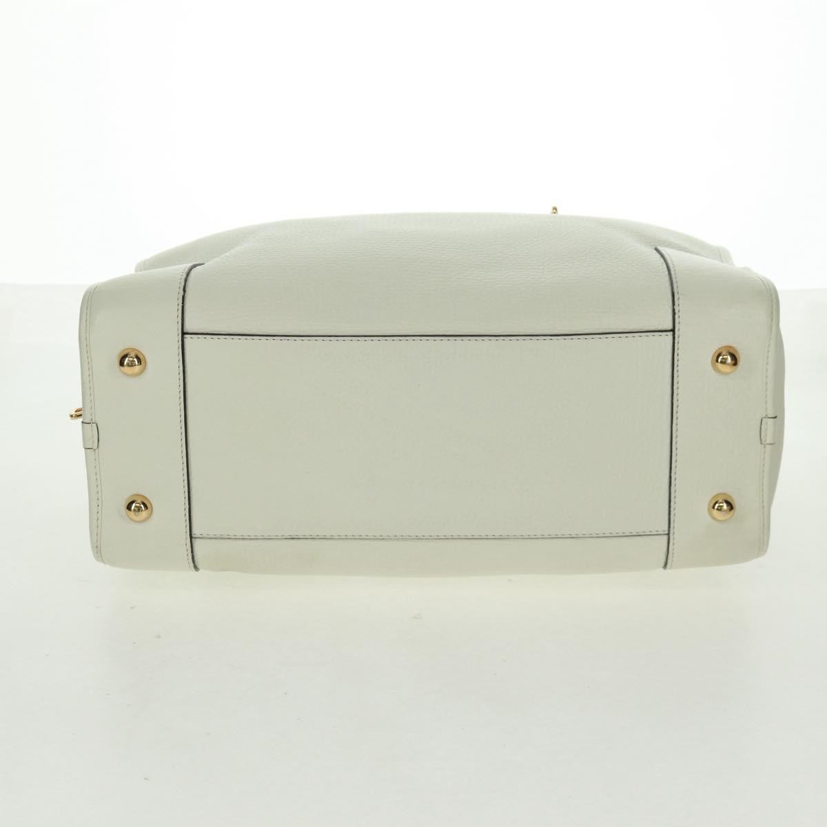 Loewe Amazona NM Bag Leather, WHITE, LEATHER, Handbag