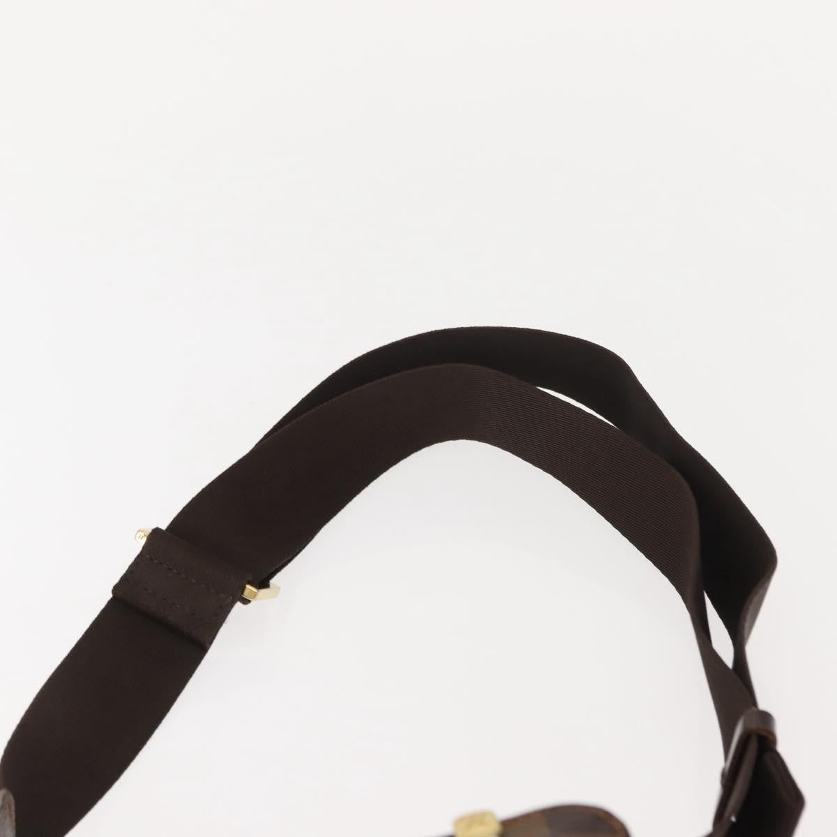 Louis Vuitton Geronimos Waist Bag Damier, BROWN, CANVAS, Shoulder bag