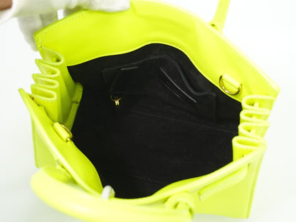 Saint Laurent Sac de Jour NM Bag Leather, YELLOW, LEATHER, Handbag
