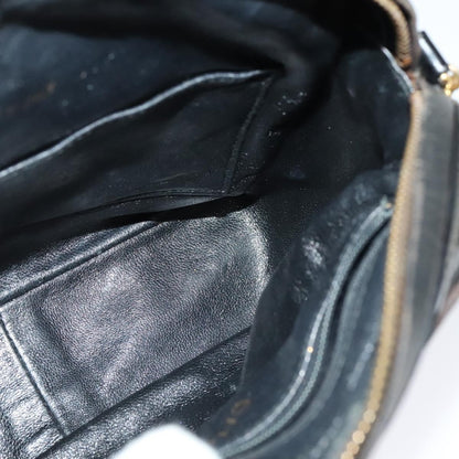 Chanel Vintage Square Front Pocket Camera Bag Quilted Patent, BLACK, PATENT_LEATHER, Shoulder bag