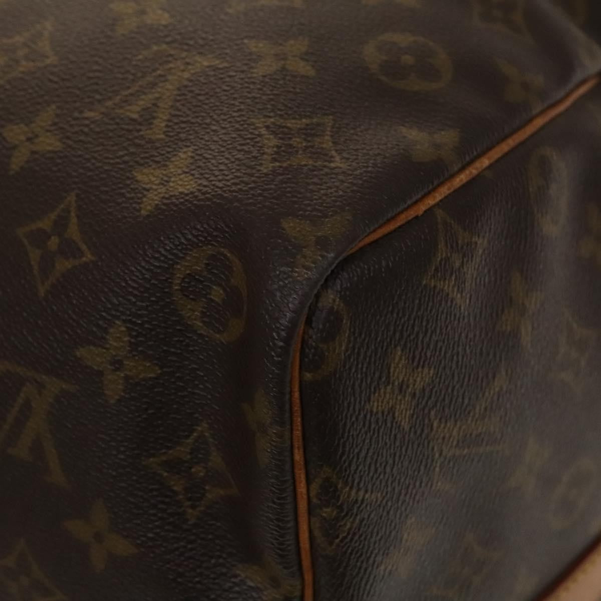 Louis Vuitton Keepall Bandouliere Bag Monogram Canvas, BROWN, CANVAS, Travel bag