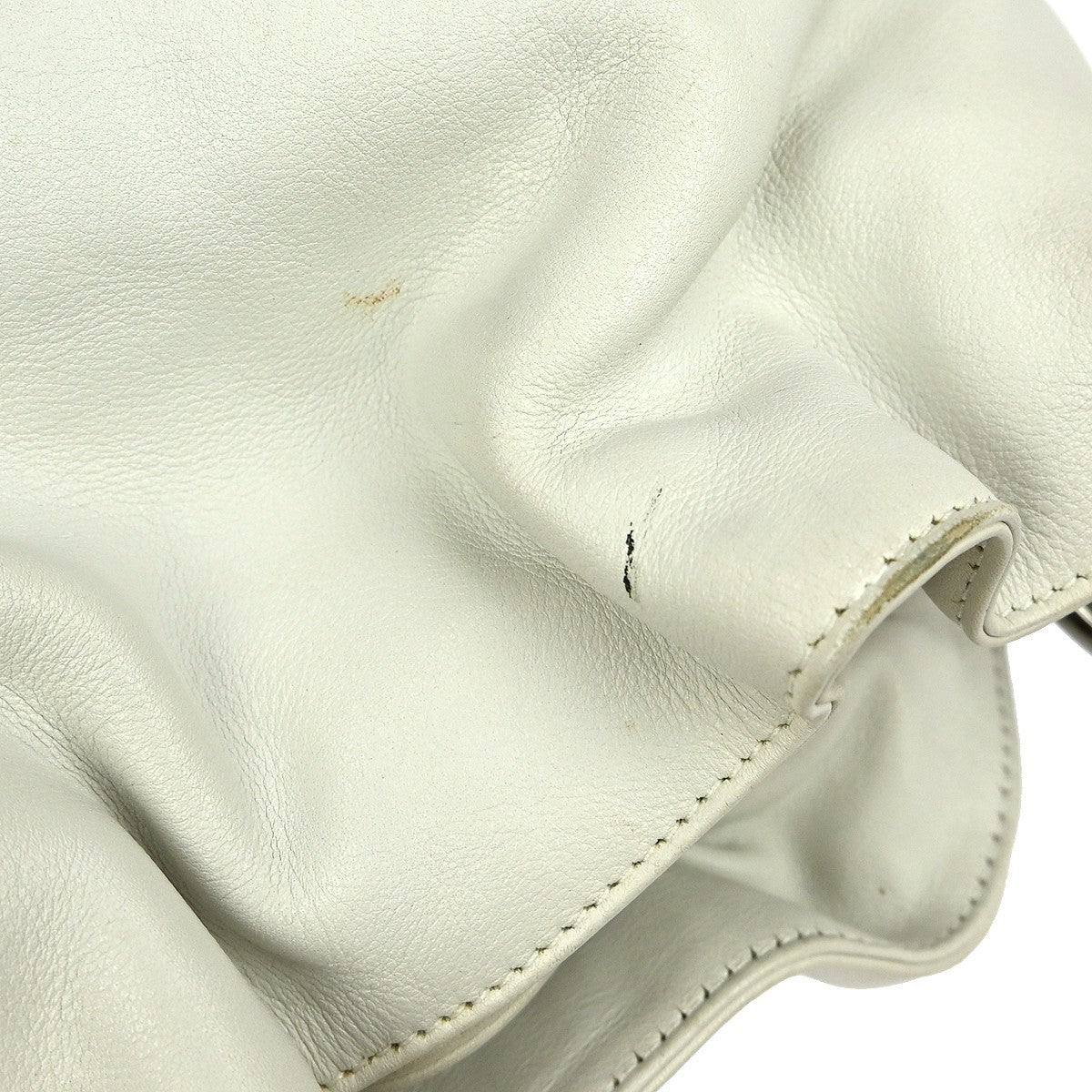 Christian Dior Malice handbag Leather, WHITE, LEATHER, Handbag