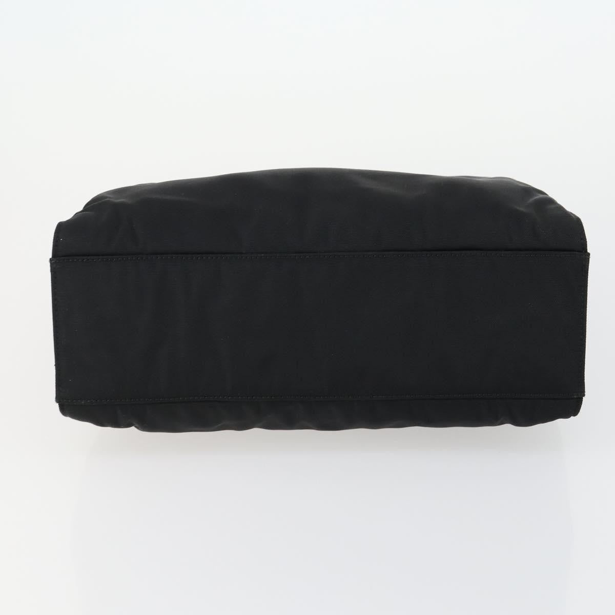 Gucci Bamboo Handle Tote nylon, BLACK, NYLON, Handbag