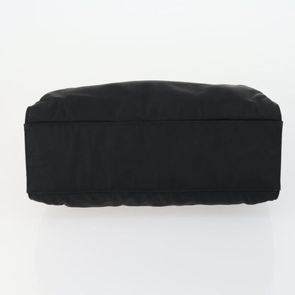 Gucci Bamboo Handle Tote nylon, BLACK, NYLON, Handbag